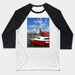 Thurne Mill, Norfolk Baseball T-Shirt